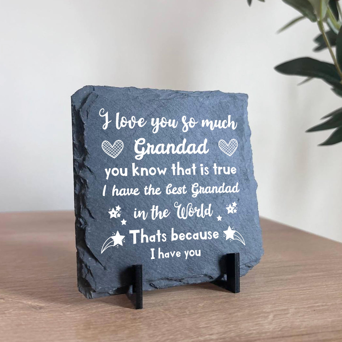 Grandad Gifts from Grandchildren Slate Plaque Birthday Christmas