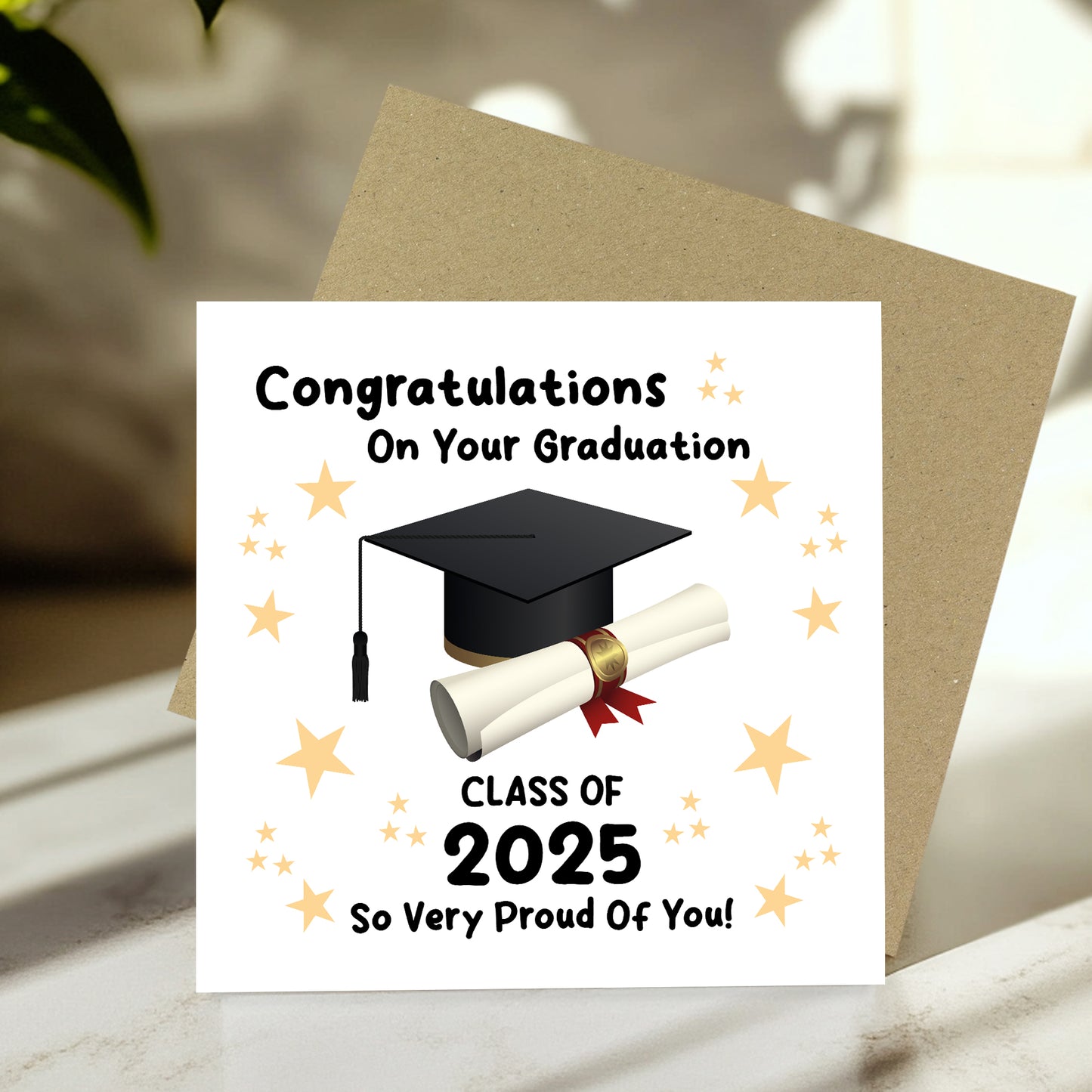 Personalised Graduation Card For Daughter Son Proud Of You Card