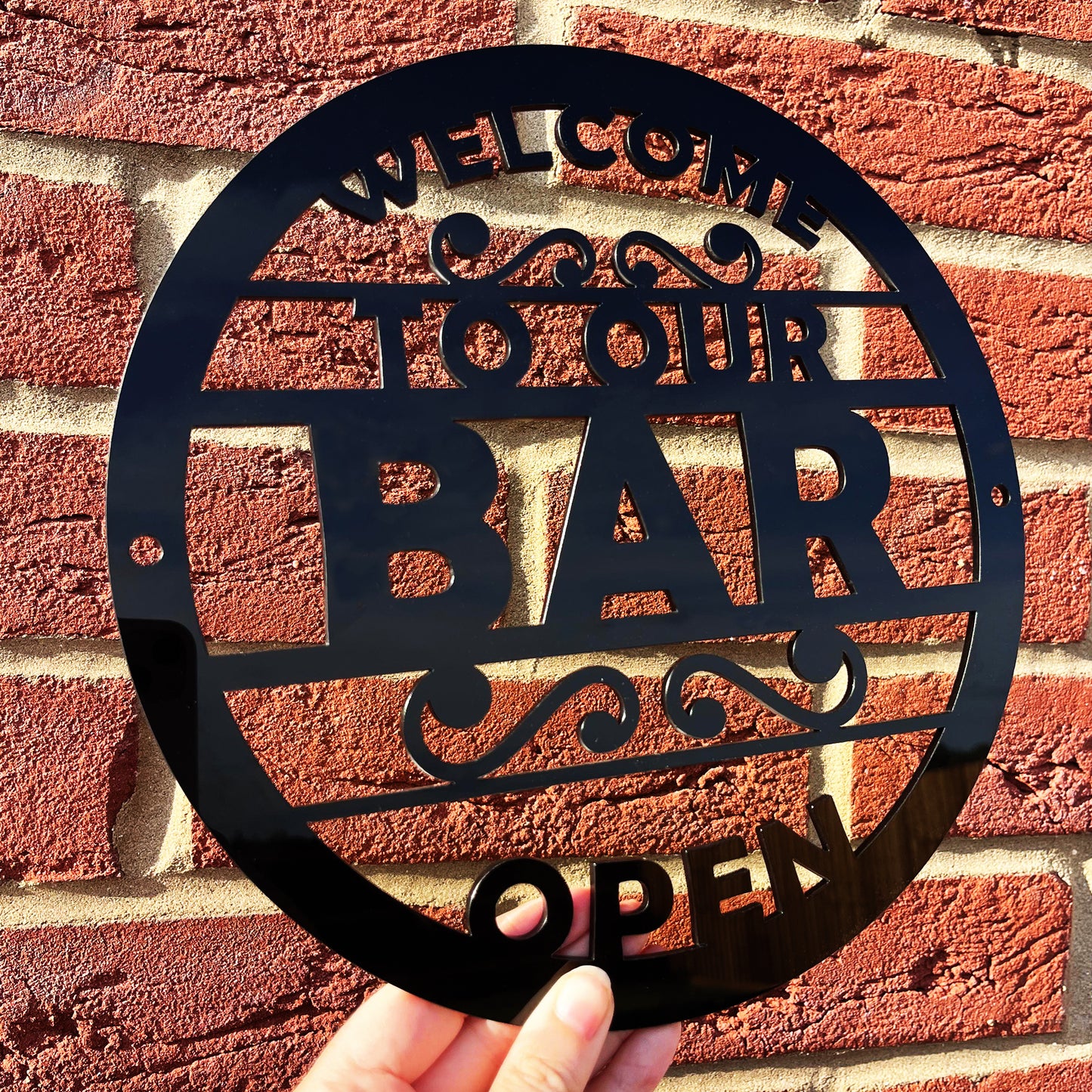 Bar Signs Welcome Sign For Home Bar Open Bar Sign For Garden Bar