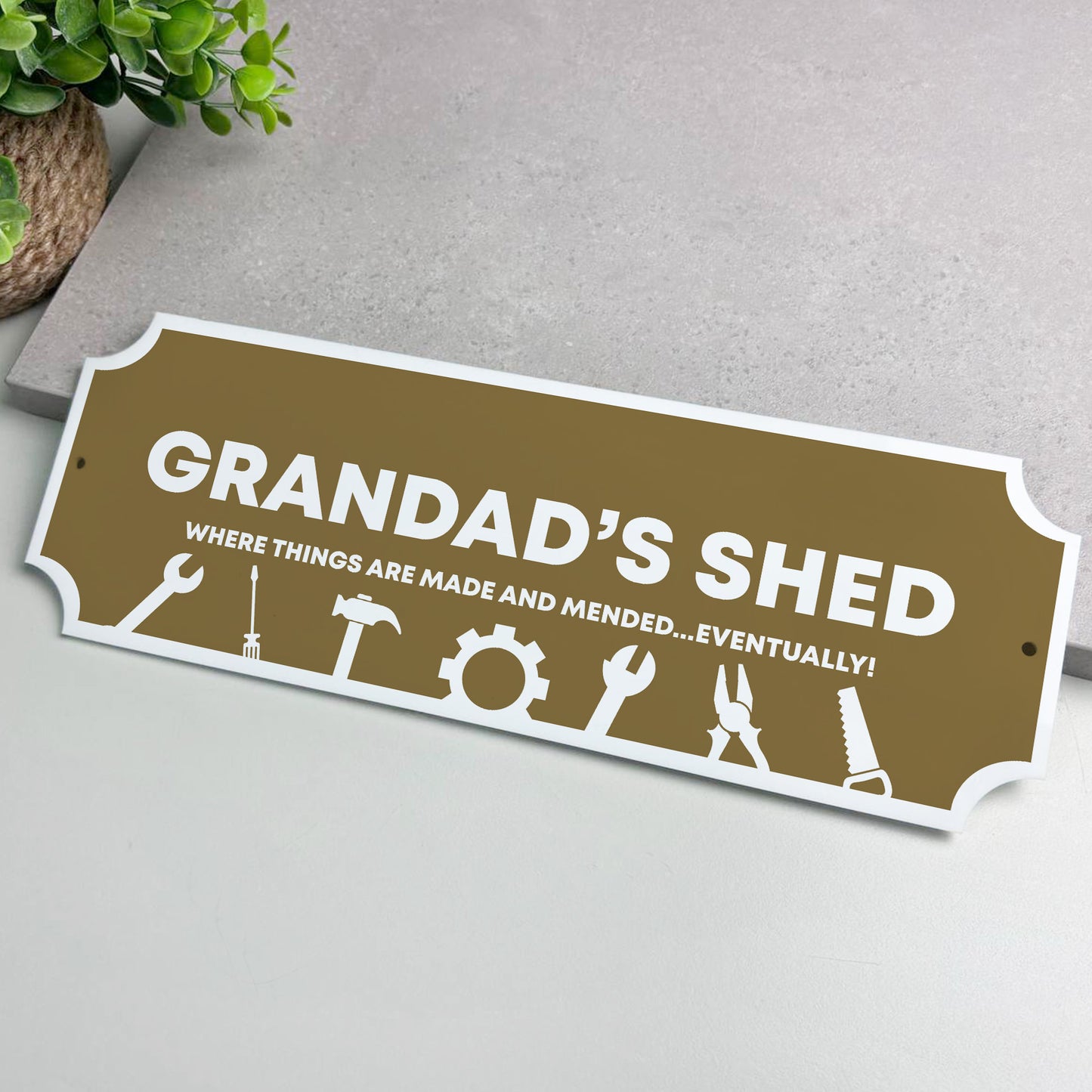 Garden Shed Sign For Grandad Novelty Gift Birthday Fathers Day