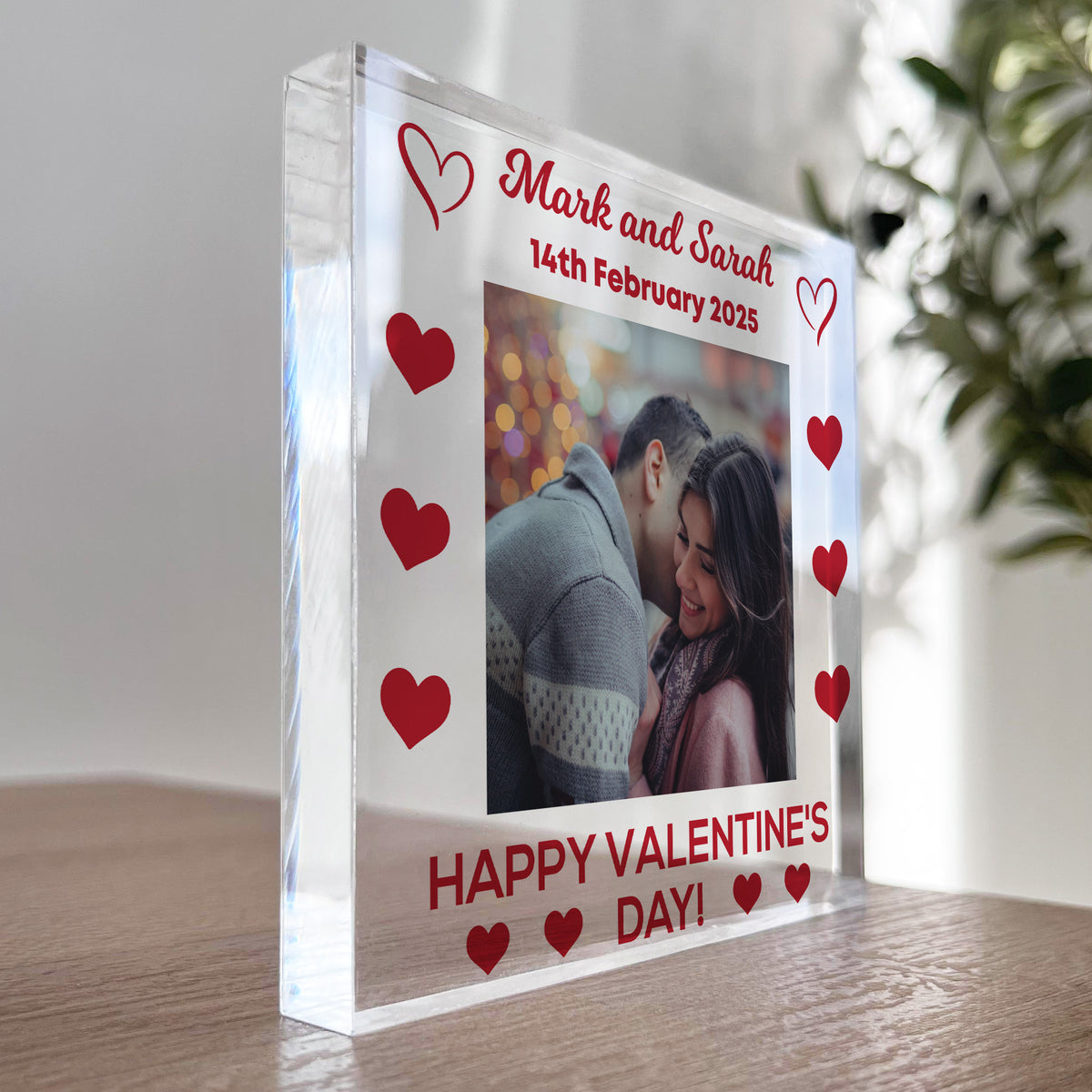 Happy Valentines Day Gift For Couple Personalised Boyfriend Gift
