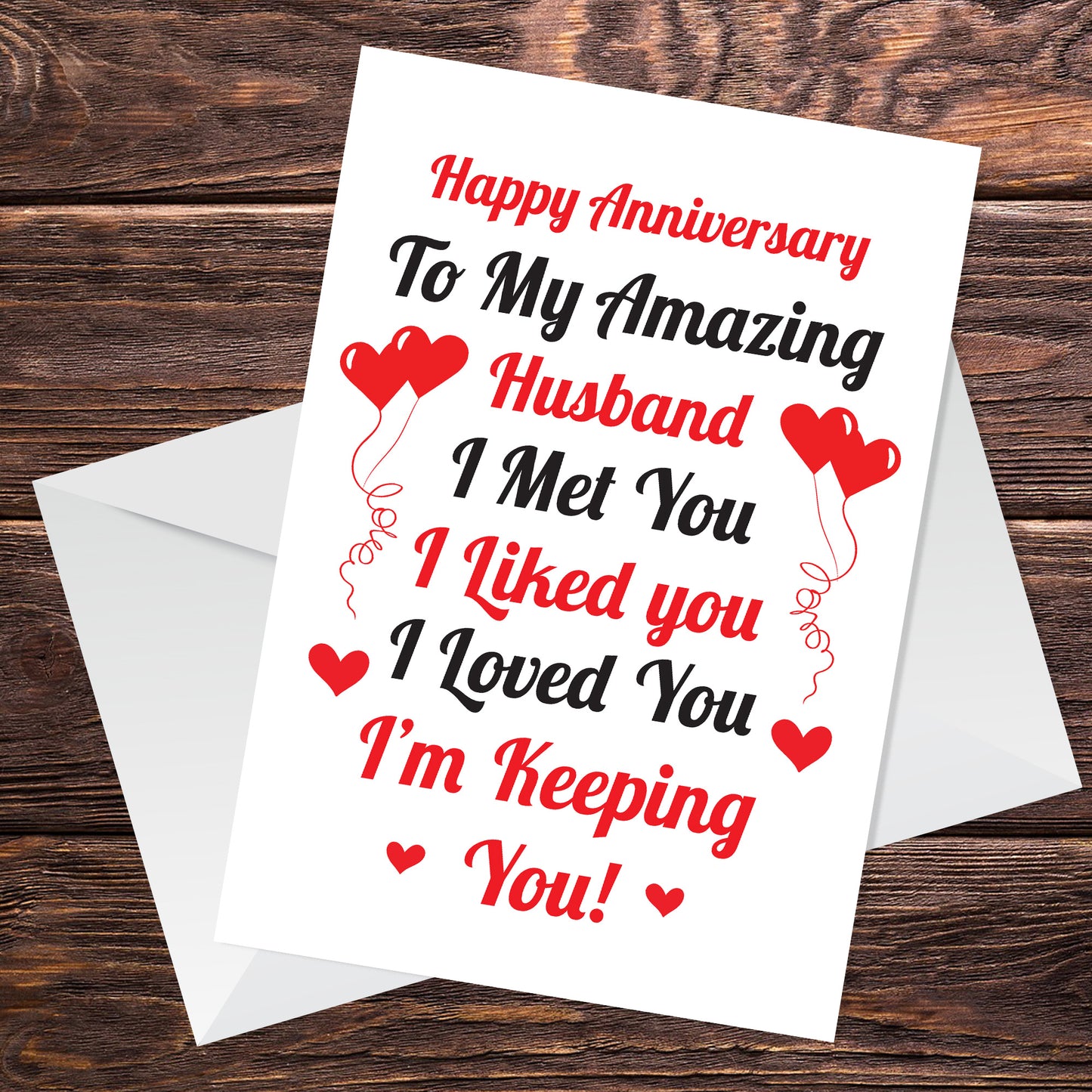 Anniversary Card For Husband Anniversary Cards For Him Thank You