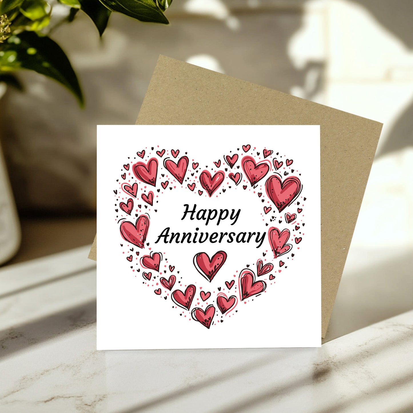 Anniversary Card For Couple Boyfriend Husband Wife 1st 10th 50th