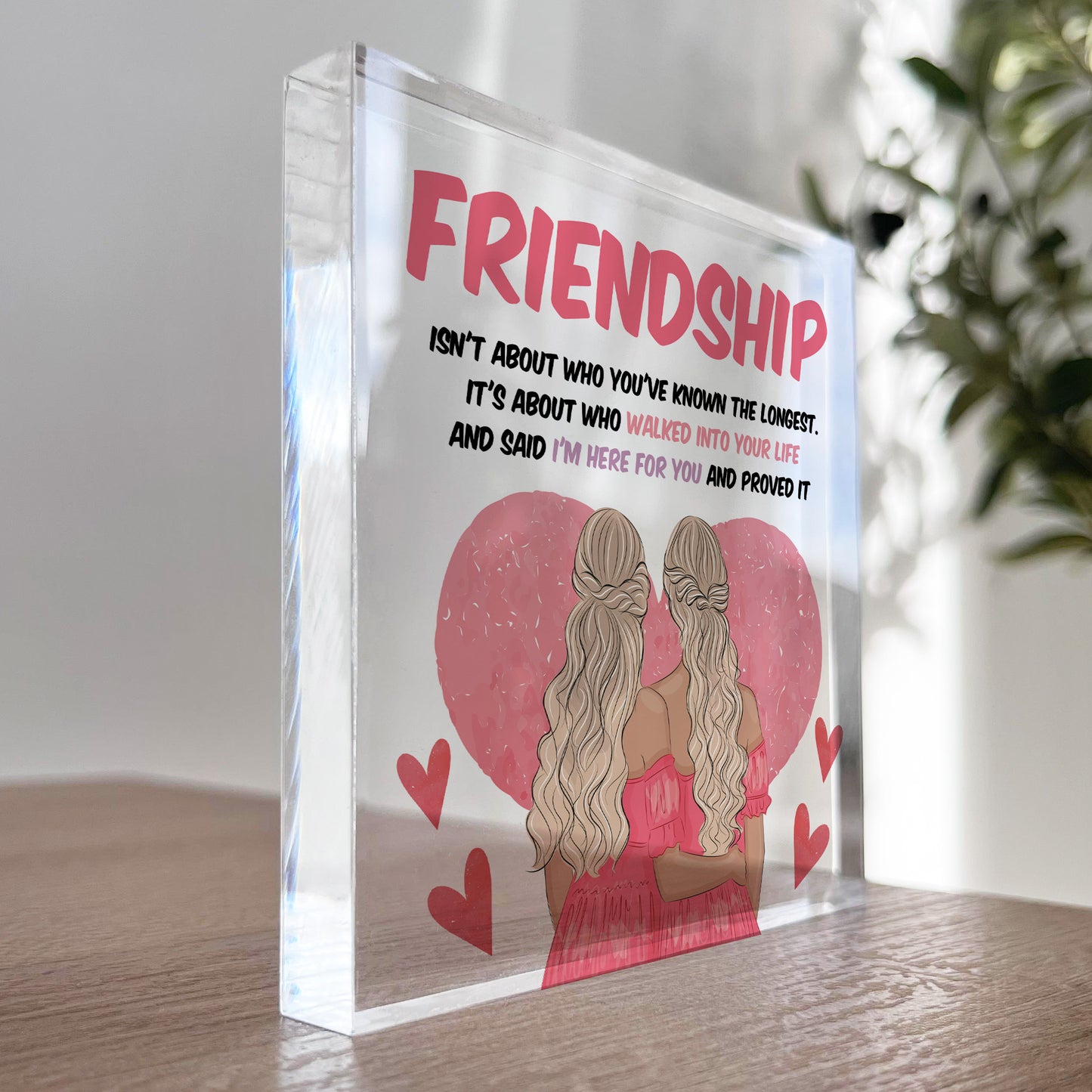 Friendship Gifts For Women Best Friend Gift Standing Plaque