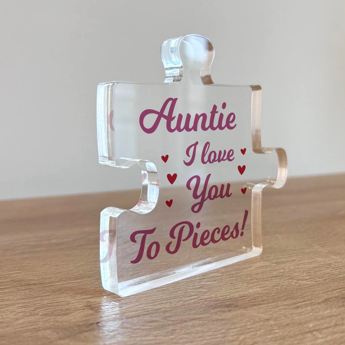 Gift For Auntie I Love You To Pieces Gift From Niece Nephew