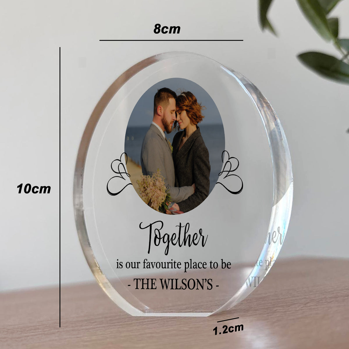 Gift For Couple On Anniversary Valentines Day Personalised Photo