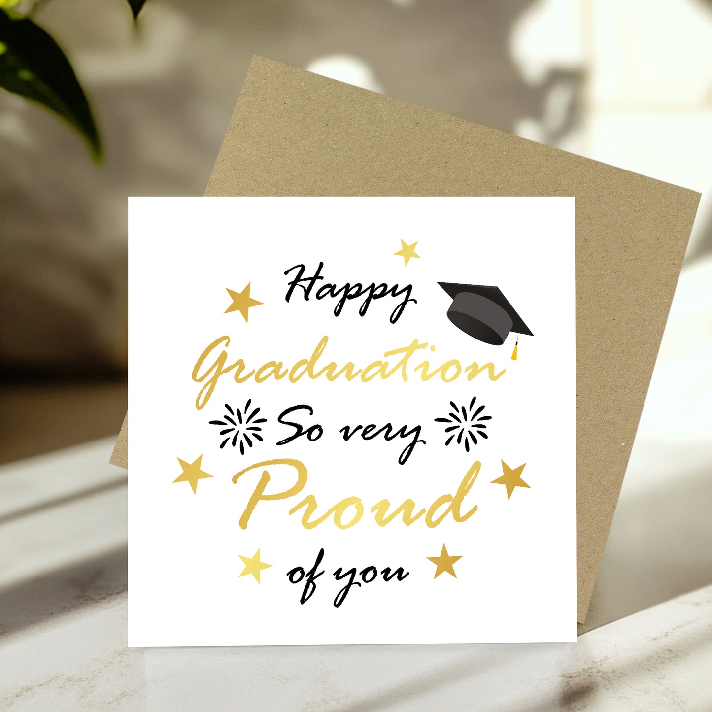 Happy Graduation Card For Daughter Son Proud Of You Card