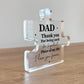 Gifts for Dad For Fathers Day Puzzle Acrylic Plaque Dad Gifts
