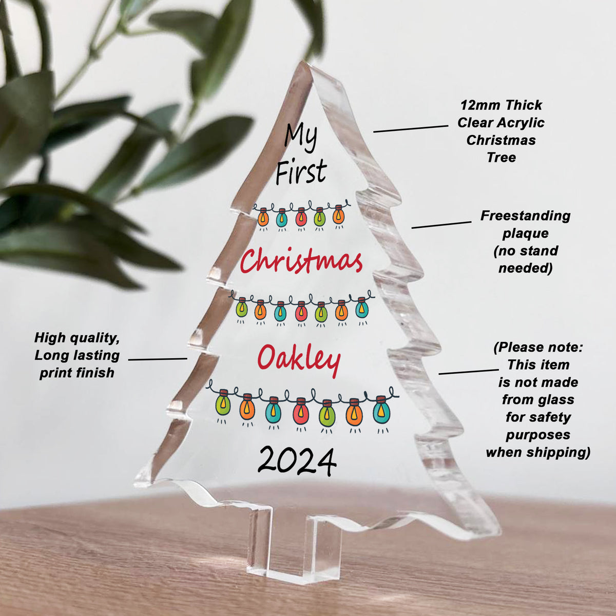 Personalised My First Christmas Decoration For Baby Boy Girl