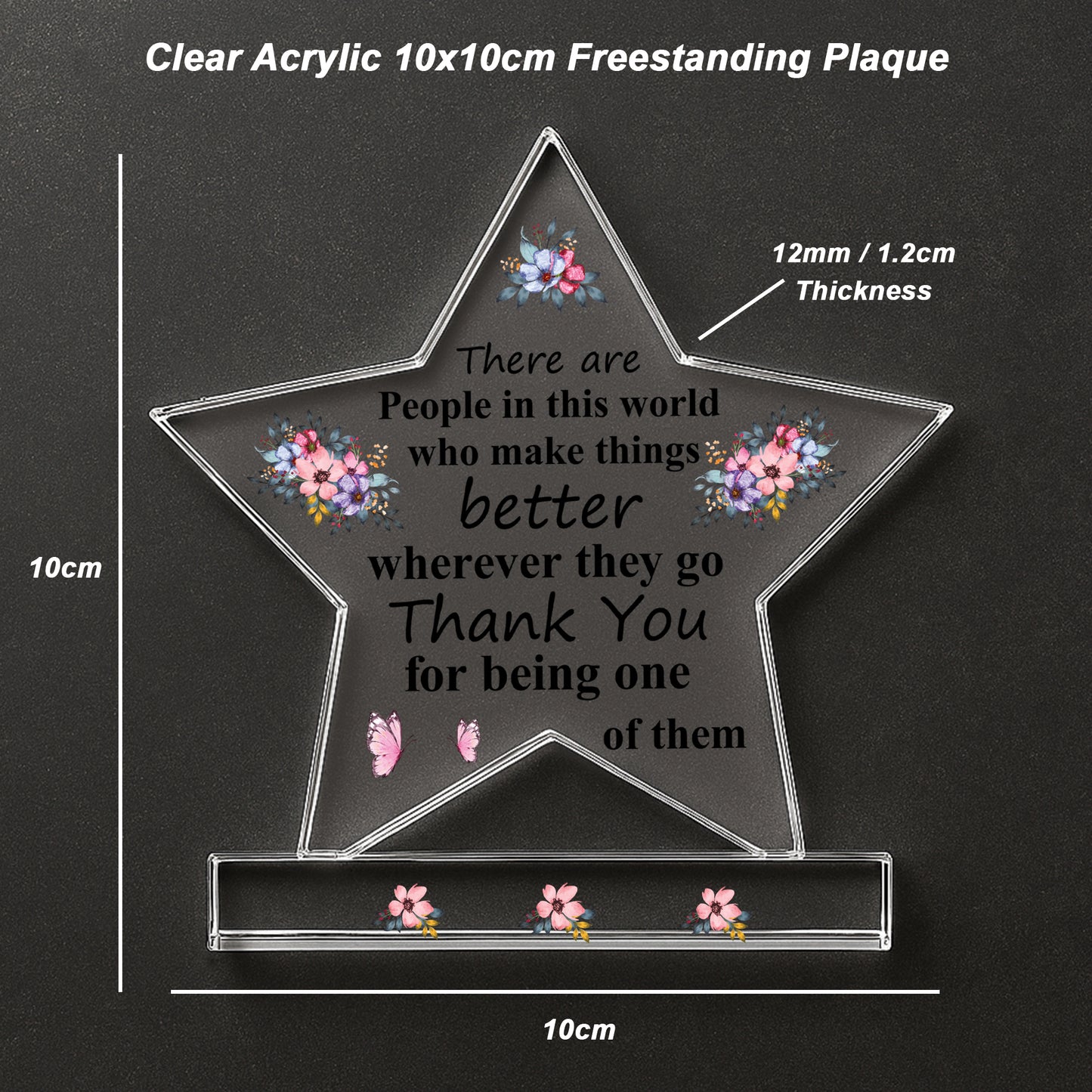 Thank You Gifts Make The World Better Plaque Appreciation Gift