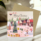 Merry Christmas Card For Girls Women Xmas Greetings Card Seasons