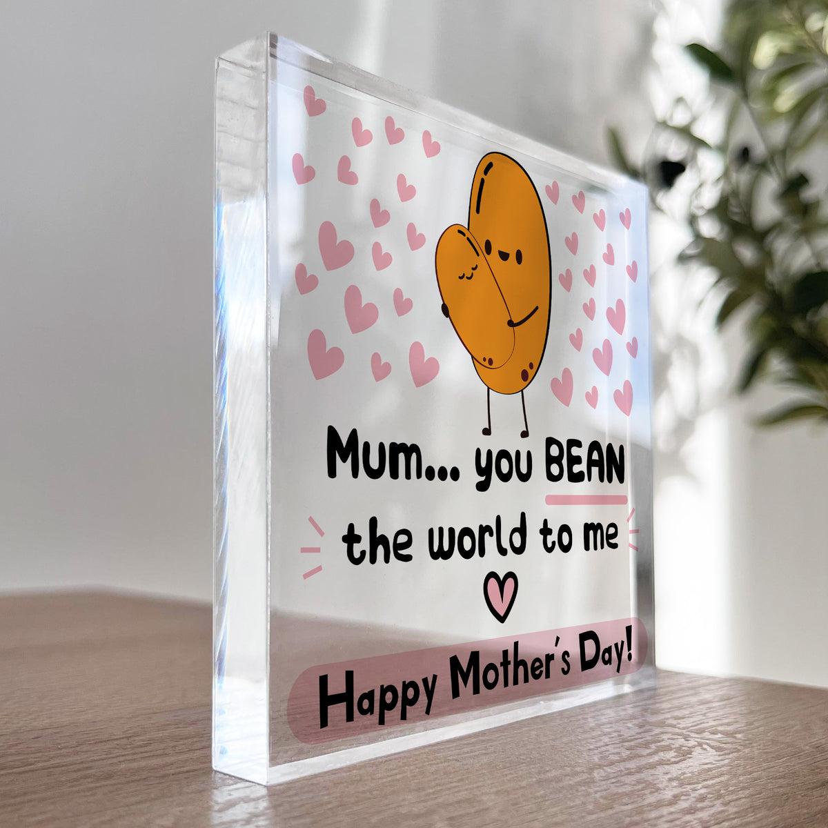 Mothers Day Gifts For Mum BEAN The World To Me Mum Gifts