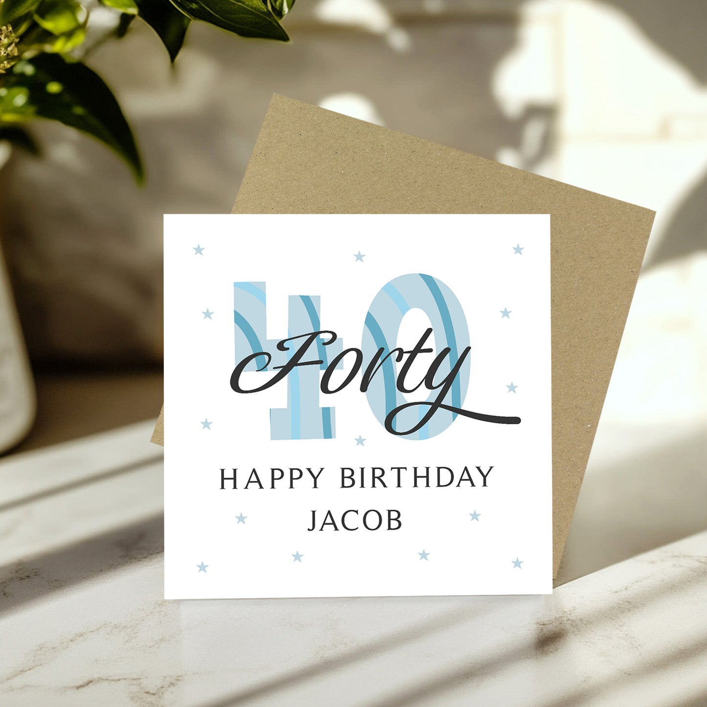 Personalised 40th Birthday Cards For Men Dad Son Brother Uncle