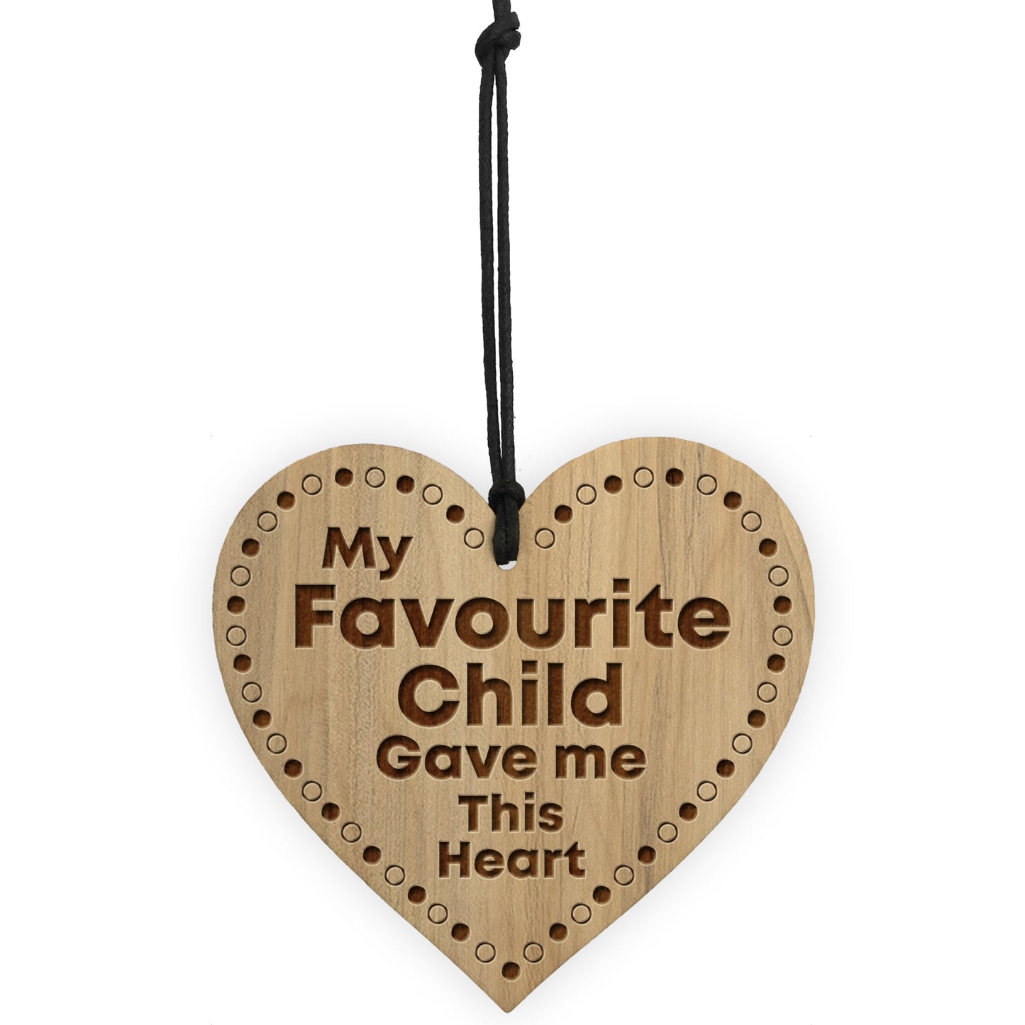 Favourite Child Gift Novelty Keepsake For Mum Or Dad
