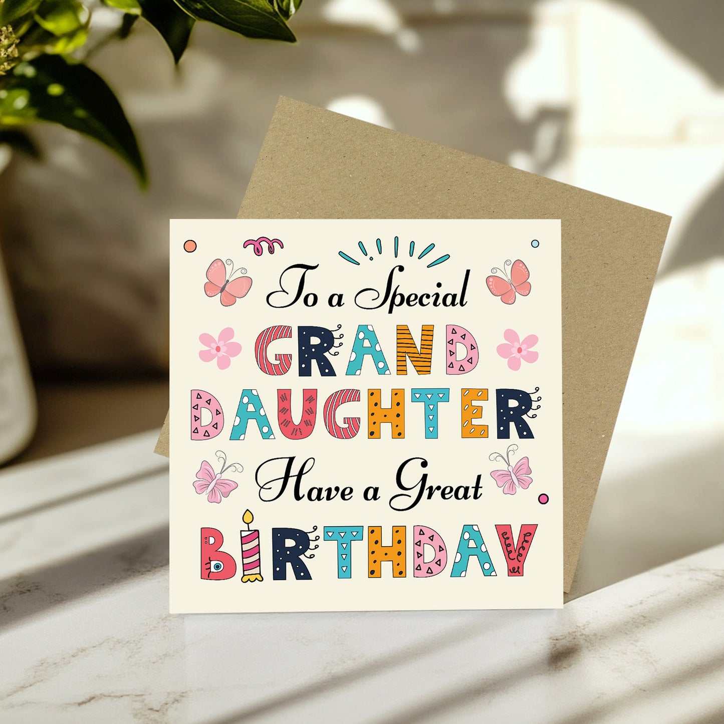 Granddaughter Birthday Card For Granddaughter Age 1 3 5 6 7 8