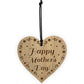 Mothers Day Gifts Mum Nan Mummy Nanny Grandma Wood Heart Plaque