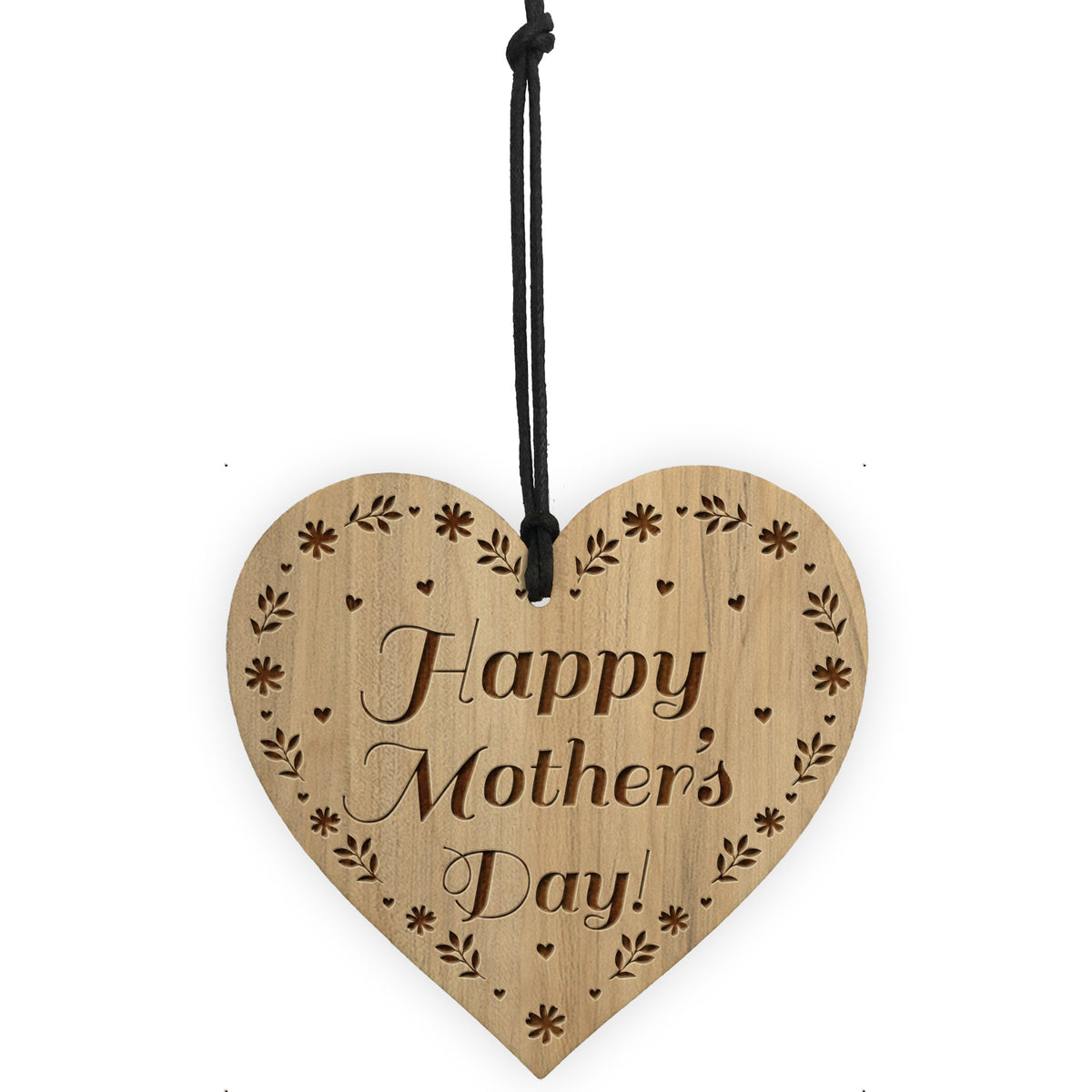 Mothers Day Gifts Mum Nan Mummy Nanny Grandma Wood Heart Plaque