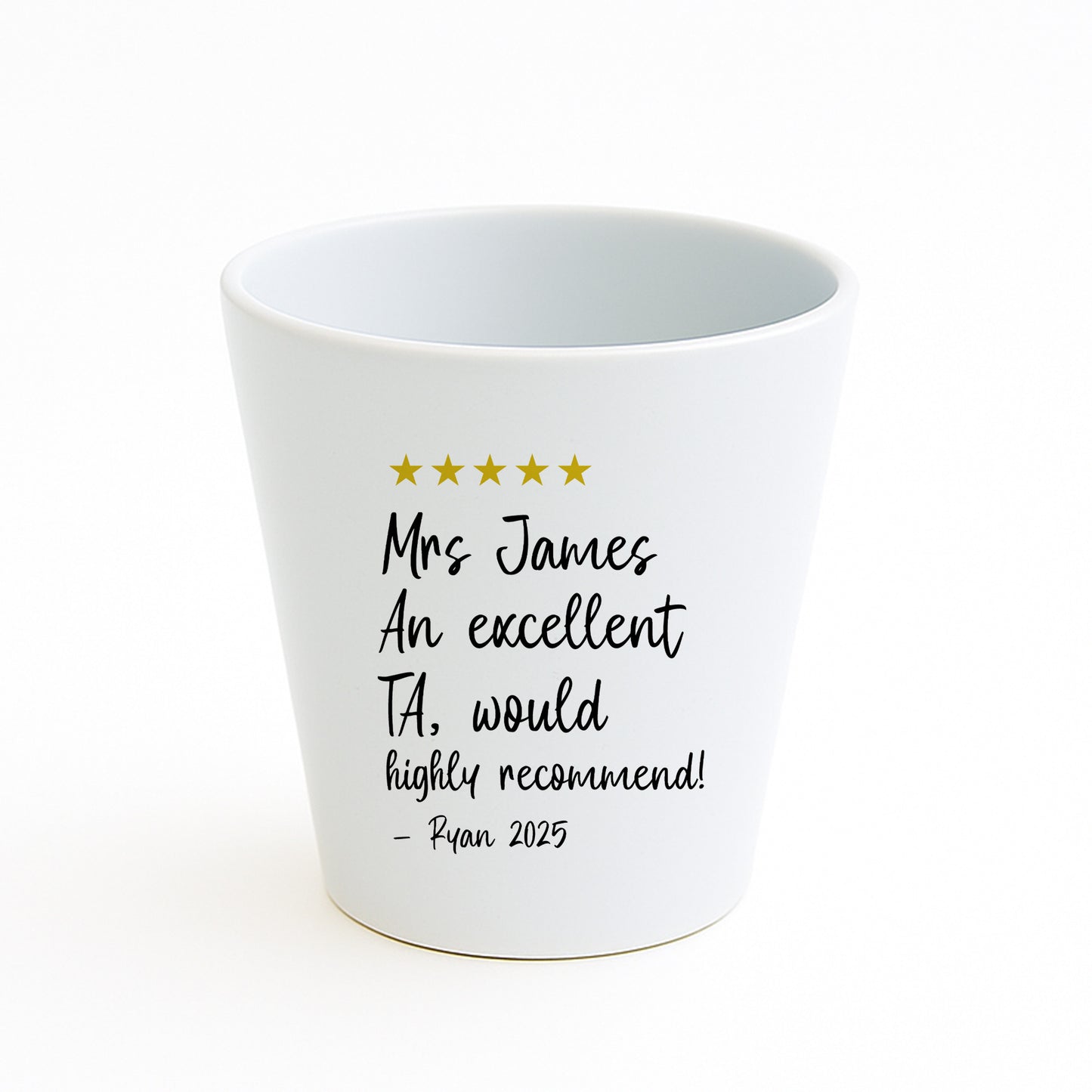 Personalised Thank You Gift For TA Funny Teacher Gifts