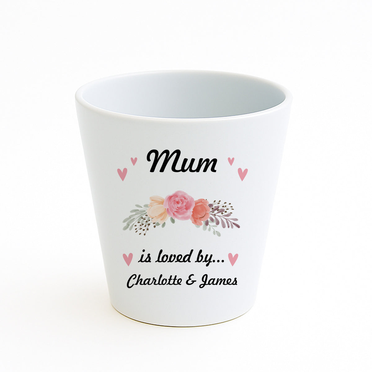 Personalised Mum Gifts Mum Plant Pot Mum Is Loved By Gifts
