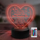 Gifts For Husband Boyfriend Acrylic Night Light Birthday Gifts