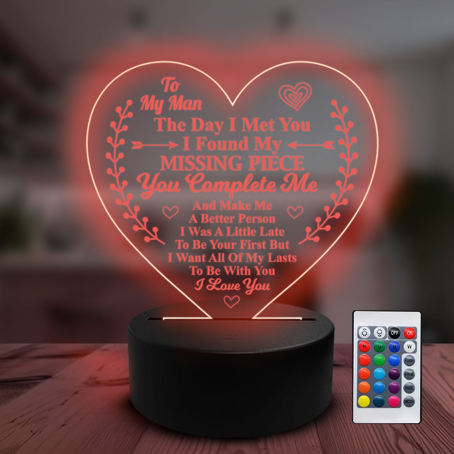 Gifts For Husband Boyfriend Acrylic Night Light Birthday Gifts