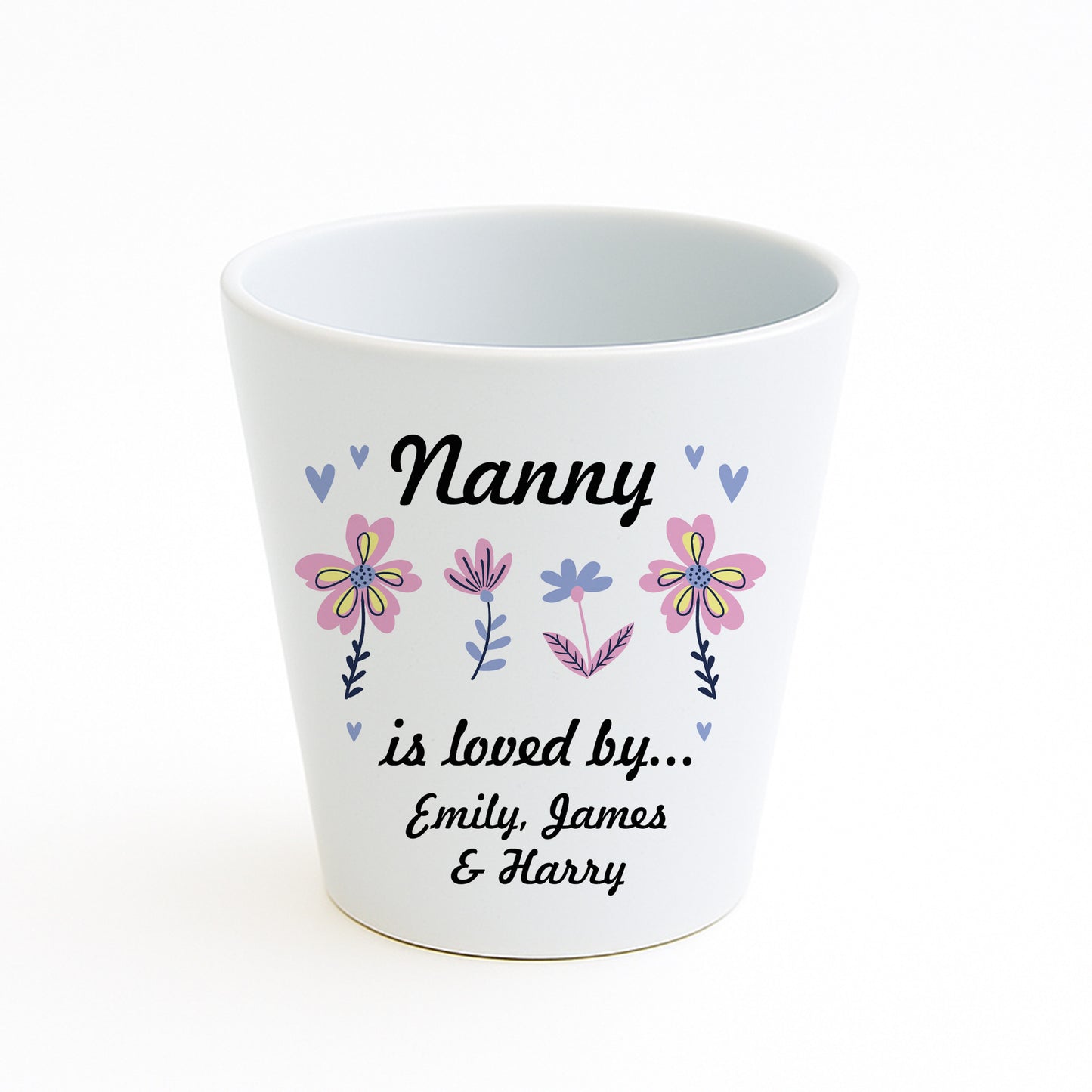 Nanny Gifts For Birthday Christmas Personalised Plant Pot