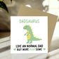 Dad Birthday Card for Her Dadsaurus Fathers Day Card For Dad