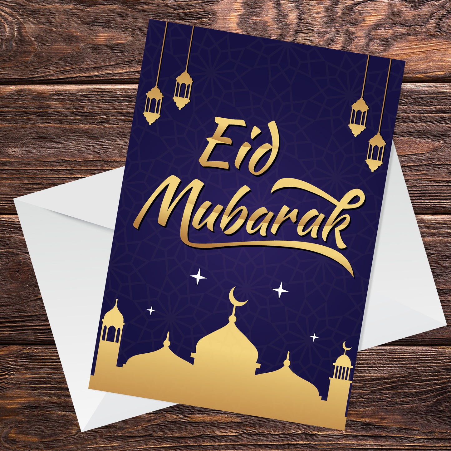 Eid Mubarak Greetings Card Ramadan Card For Friends Family