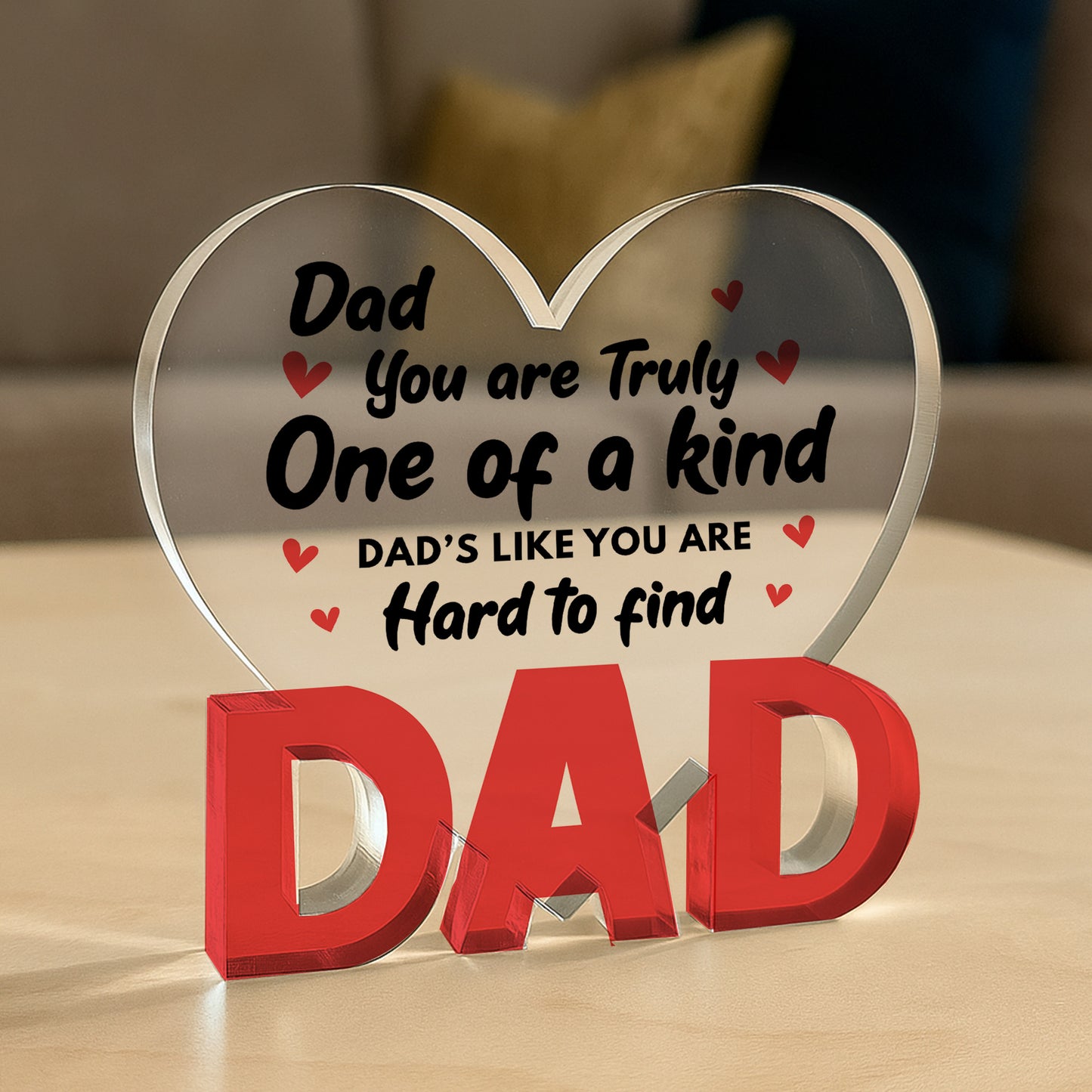 Gifts For Dad Birthday Gifts Acrylic Plaque ONE OF A KIND Dad