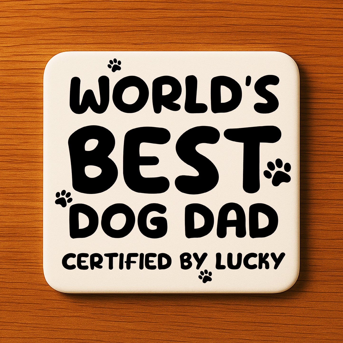 Fathers Day Gift For Worlds Best Dog Dad From Dog Puppy