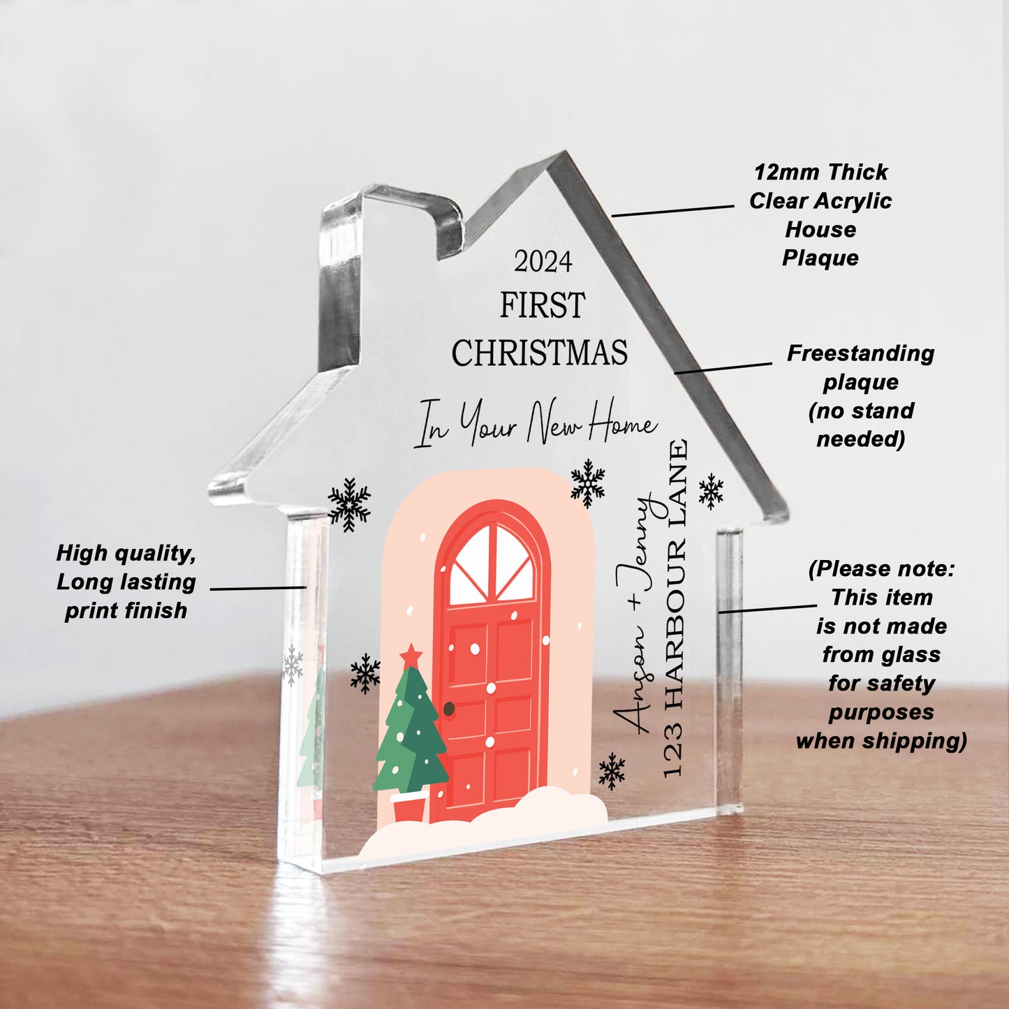 First Christmas in Your New Home Gift For Friends Family Couple