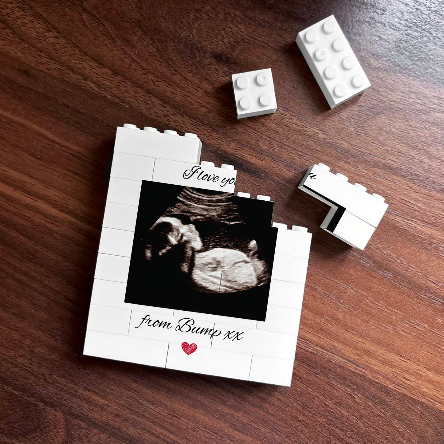 Personalised I Love You Gift From Bump Brick Photo Block