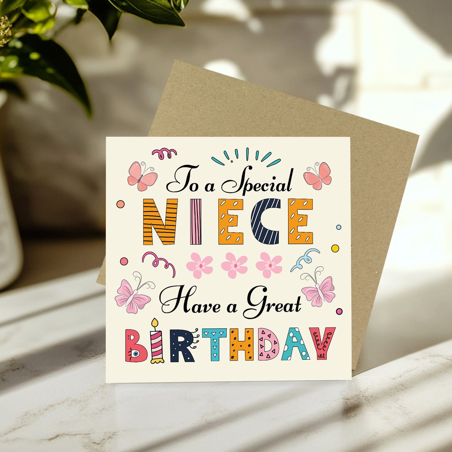 Niece Birthday Card Child Birthday Card For Niece Card For Girl