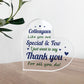 Gift For Colleague For Biirthday Christmas Acrylic Plaque