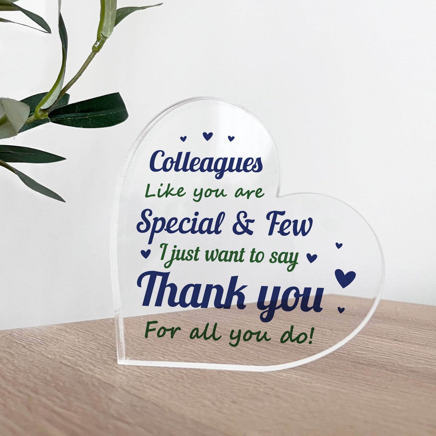 Gift For Colleague For Biirthday Christmas Acrylic Plaque