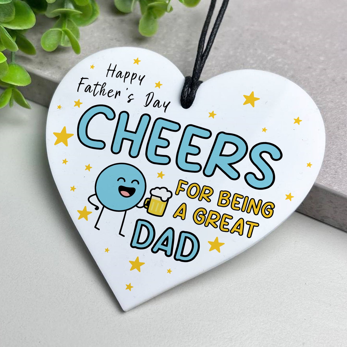Funny Fathers Day Gift For Dad Cheers For Being A Great Dad