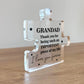 Grandad Puzzle Acrylic Plaque Gifts for Grandad Christmas