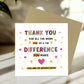 Thank You Card For Teacher Volunteer Colleague Best Friend