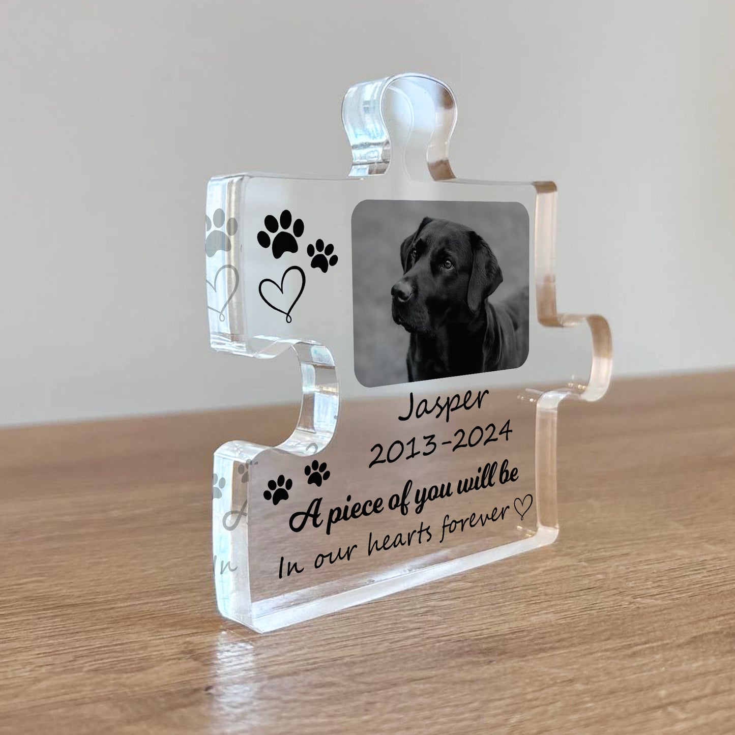 Piece Of You In Our Hearts Memorial Gift For Pet Dog Cat