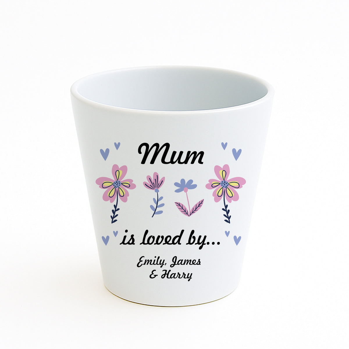 Mum Gifts Personalised Mum Plant Pot Mum Is Loved By Gifts