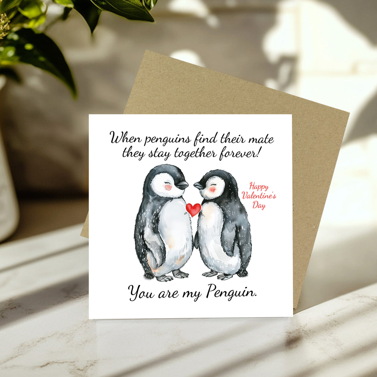 Valentines Day Card For Him Her Romantic Card For Partner