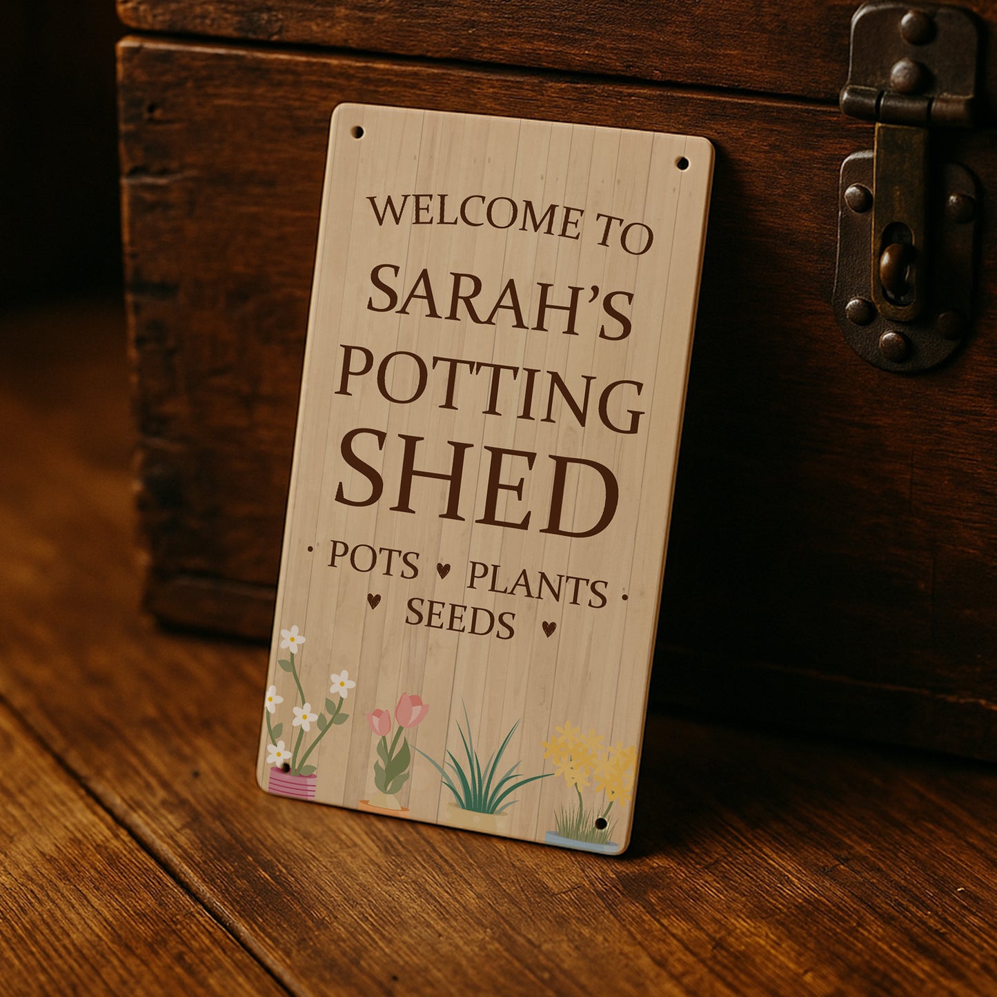 Personalised Potting Shed Sign For Garden Summerhouse Greenhouse