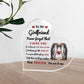 Never Forget That I Love You Gift For Girlfriend Acrylic Plaque