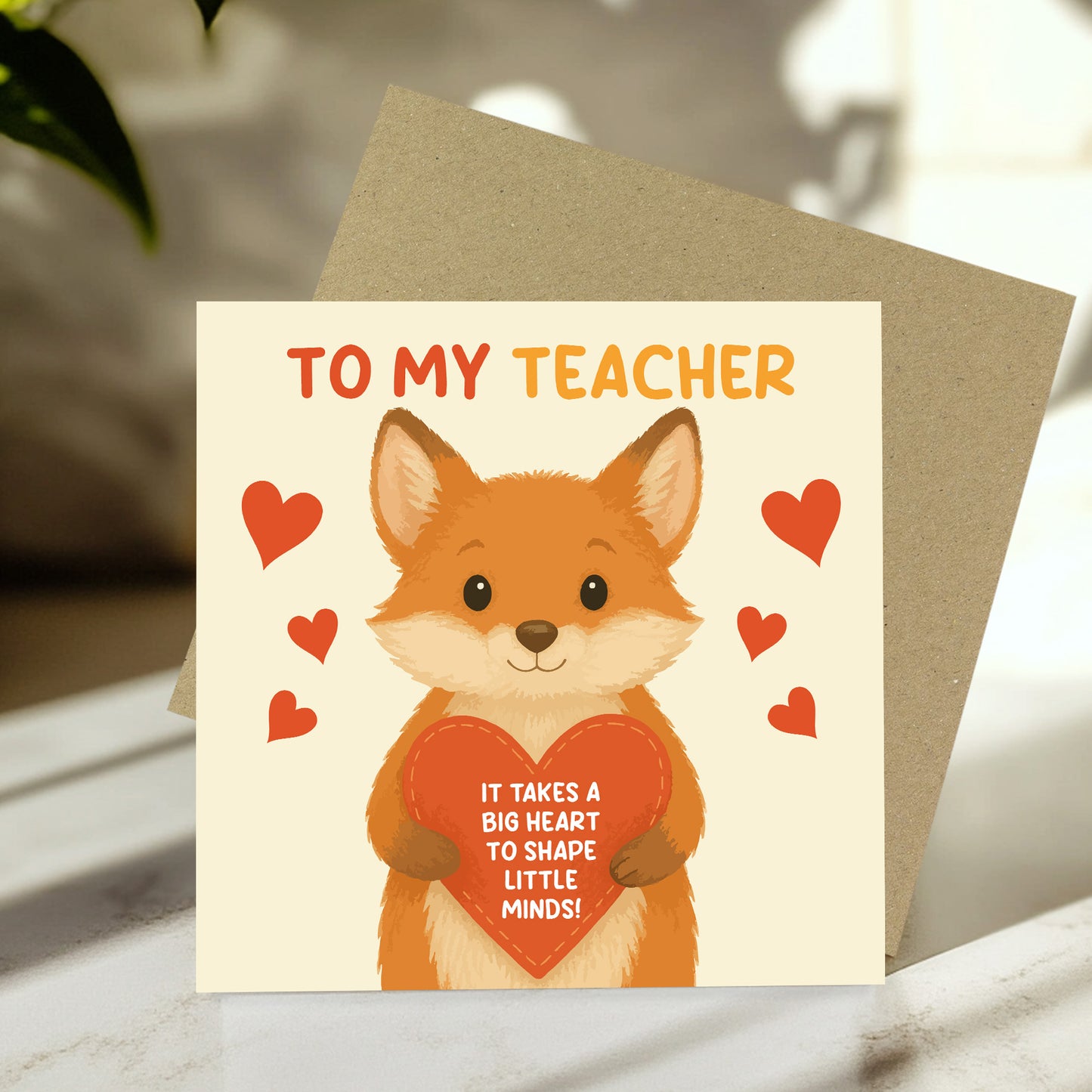 Teacher Appreciation Thank You Cards Thank You Greeting Card