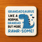 Grandad Coaster Novelty Grandadsaurus Funny Gift For Birthday