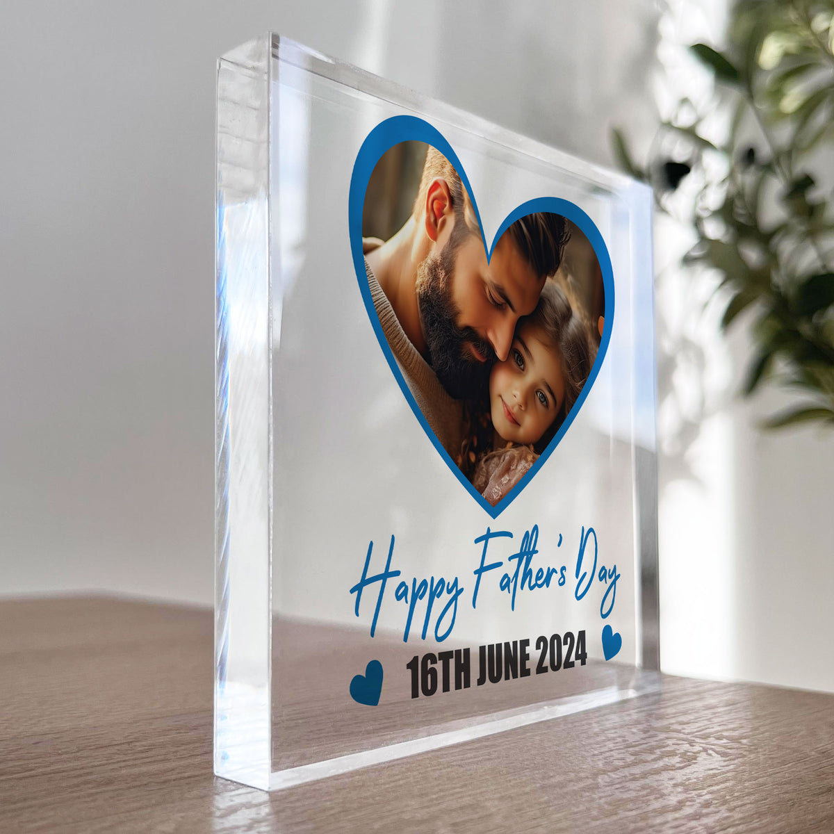 Personalised Dad Gift For Fathers Day Photo Plaque Fathers Day