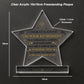 Retirement Gifts for Women Men Unique Acrylic Star Plaque