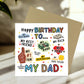 Novelty Happy Birthday Card For Dad My Rock My Hero Card