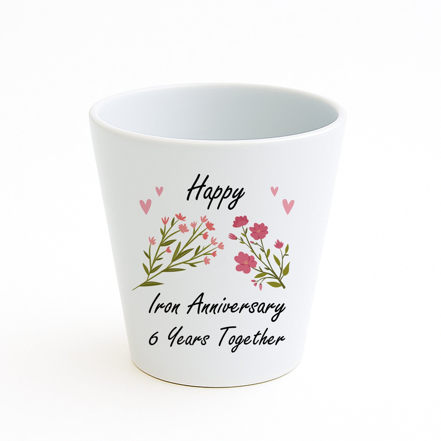 6th Wedding Anniversary Gifts For Wife Couple Gift Plant Pot