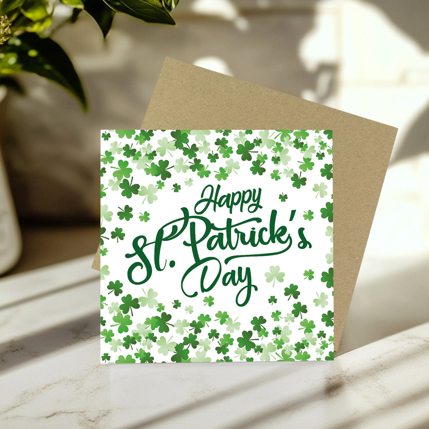Happy St Patricks Day Card For Friends Family Irish Day Card